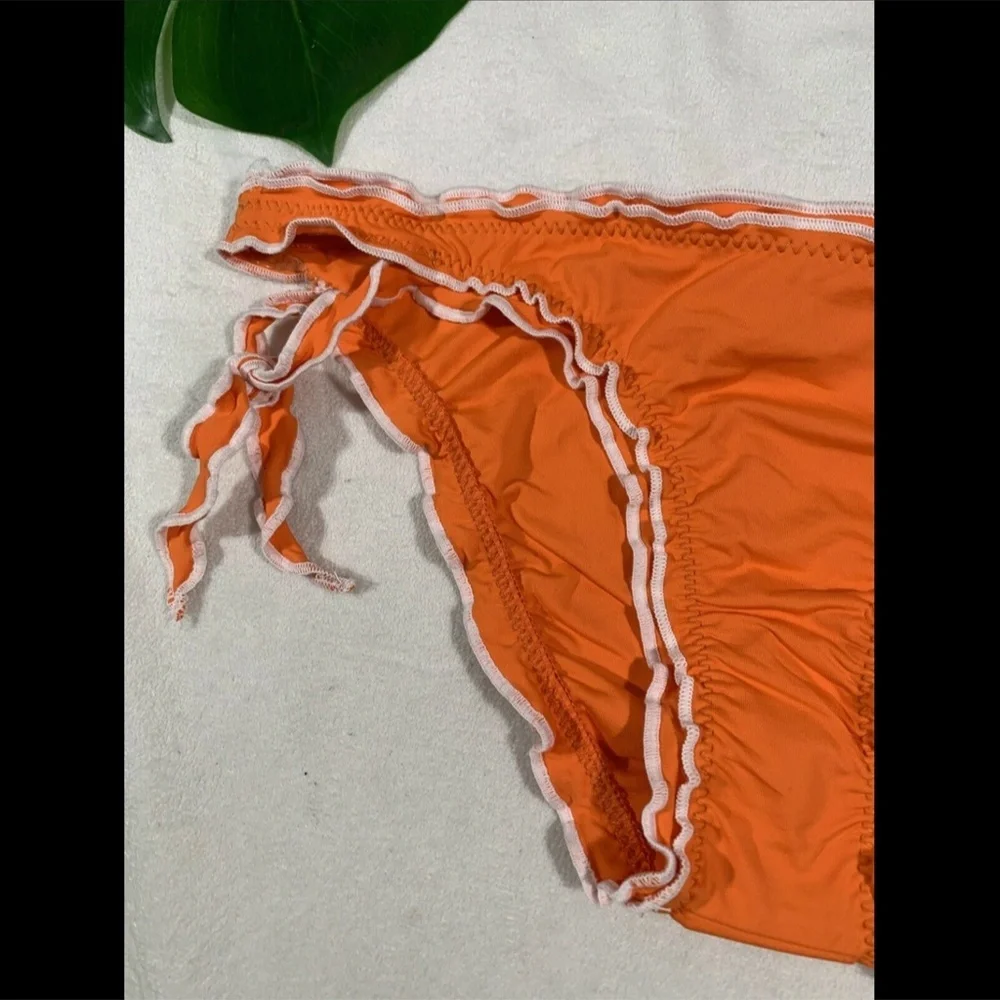 NEW Isabella Rose Hot House Bondi Ruffle Tie Side‎ Bikini Bottom [SZ Large ]